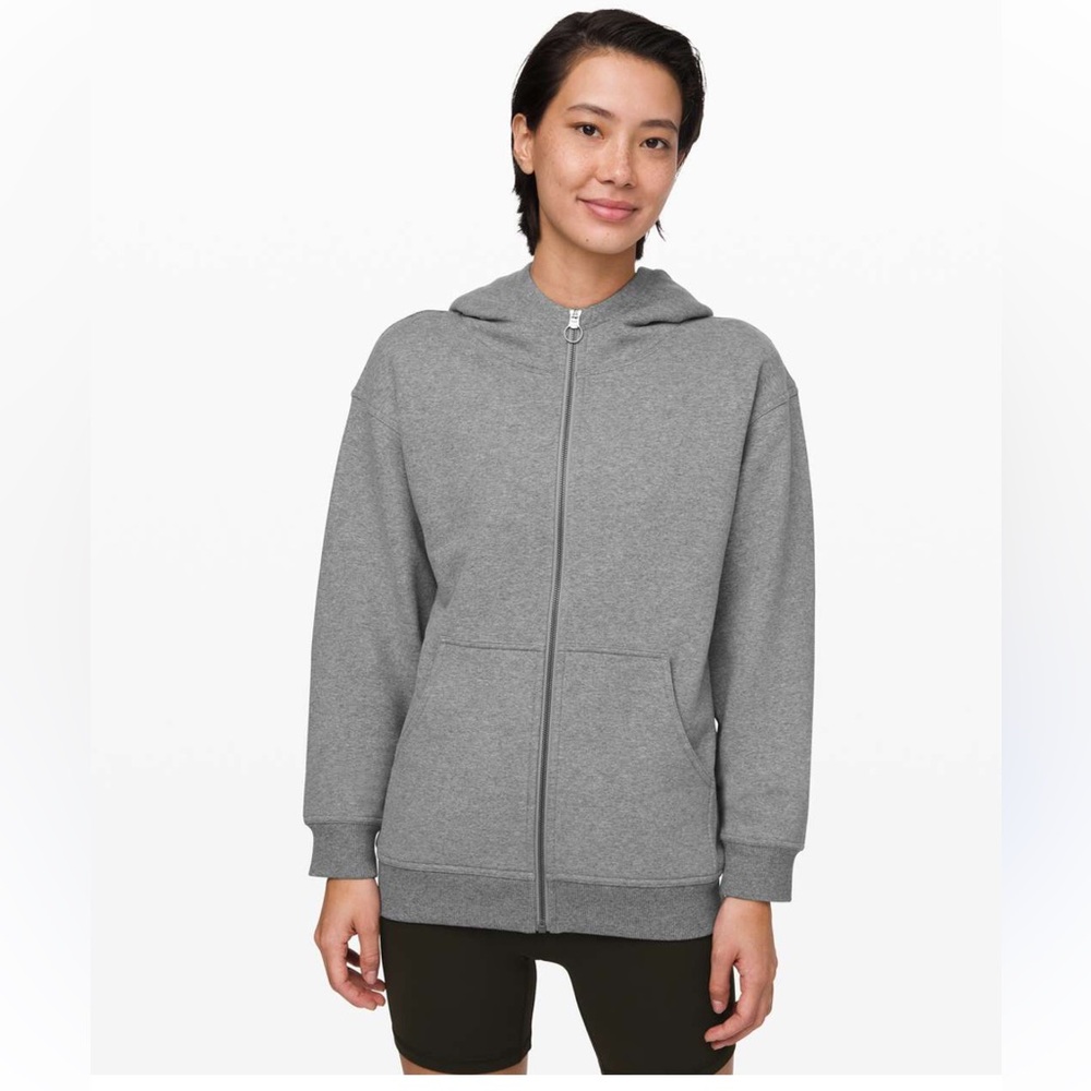 lululemon athletica Gray Full-Zip Hoodie